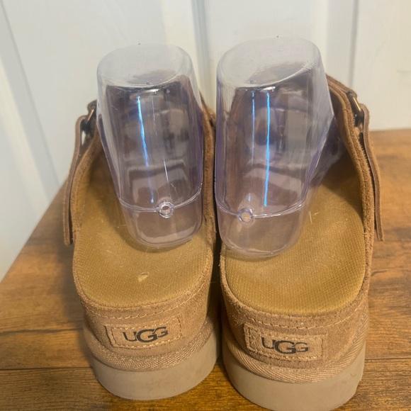 UGG Goldenstar HI Slide Chestnut Platform Sandal Women's US size 11 - Pre-owned - Picture 5 of 8